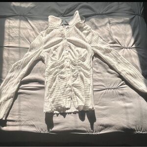 Fae Ruffle-Front Blouse